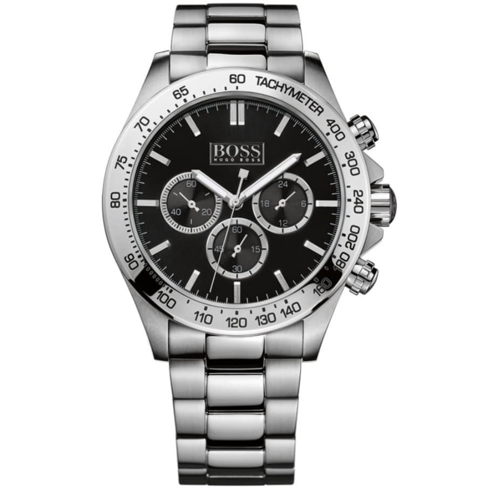BOSS Ikon 1512965 - Cronografo da uomo in acciaio INOX con movimento al quarzo