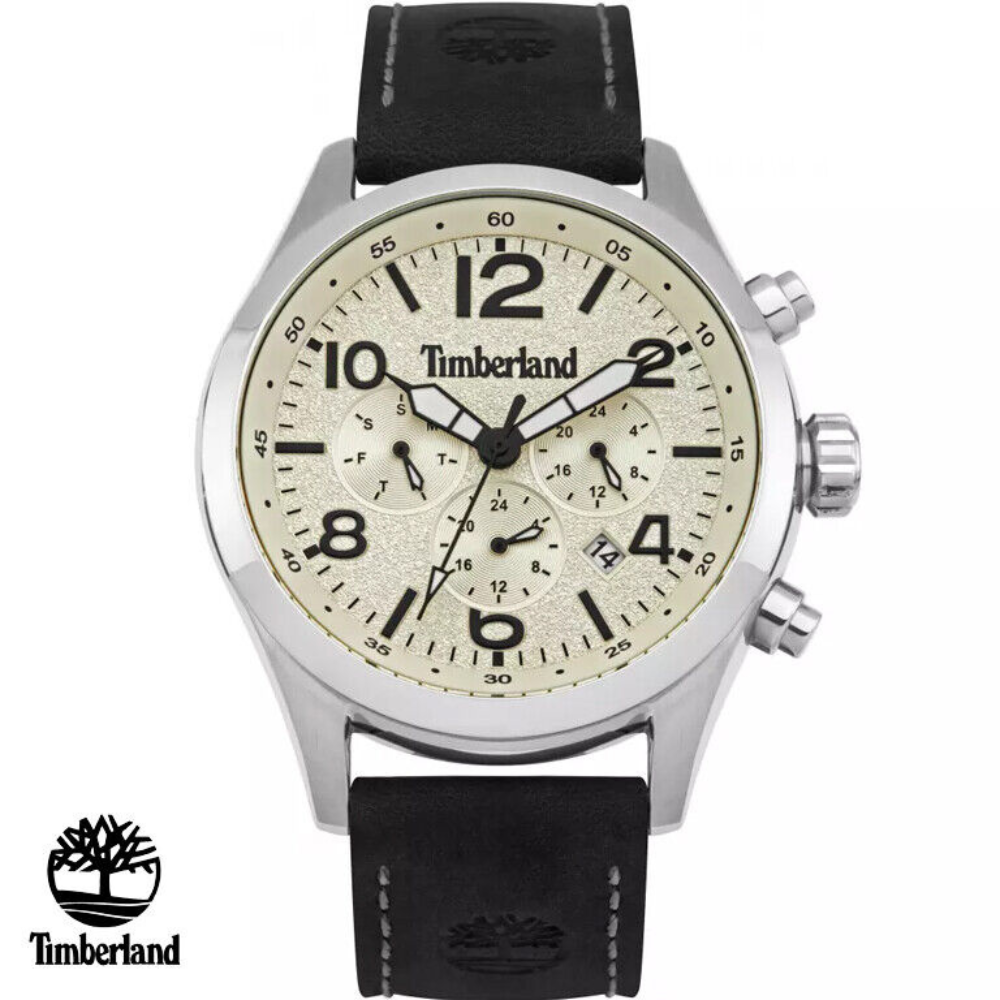 Timberland Orologio Multi-quadrante Quarzo Uomo con Cinturino in Pelle 15249JS/07 Timberland