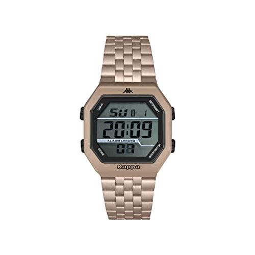 Kappa orologio unisex acciaio grigio quadrante esagonale (AZZURRO) Dupersclub