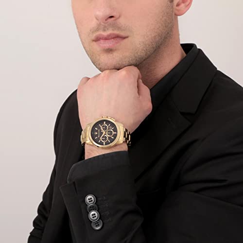 Maserati Orologio da uomo, Collezione Successo, cronografo, in acciaio e PVD oro giallo - R8873621013 Dupersclub