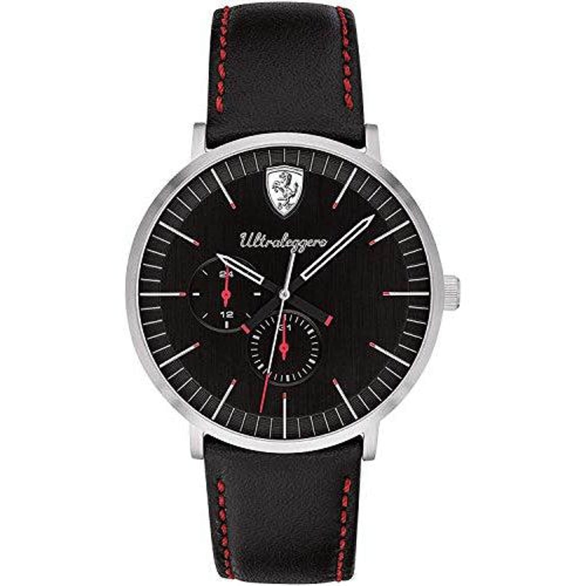 Scuderia Ferrari Orologio Multi-quadrante Quarzo Uomo con Cinturino in Pelle 830565 Dupersclub