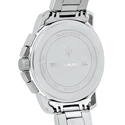 Maserati Orologio da uomo, Collezione Successo, con movimento al quarzo e funzione cronografo, in acciaio - R8873621009 Dupersclub