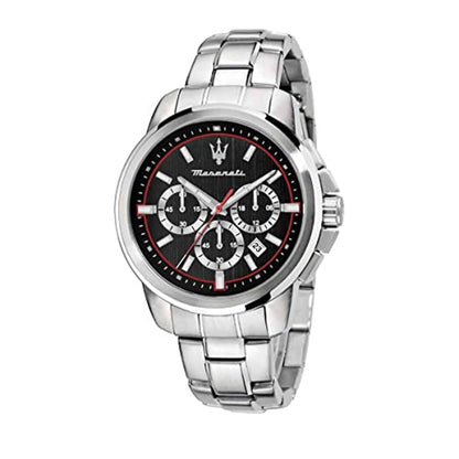 Maserati Orologio da uomo, Collezione Successo, con movimento al quarzo e funzione cronografo, in acciaio - R8873621009 Dupersclub